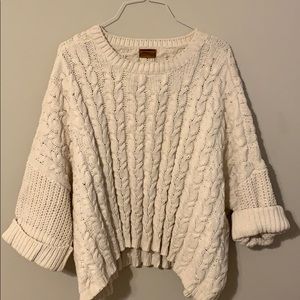 VICI Chunky cable knit cropped sweater